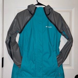 Columbia Women's Teal and Gray Jacket